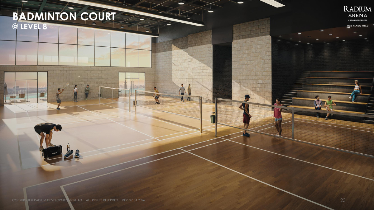 Badminton court